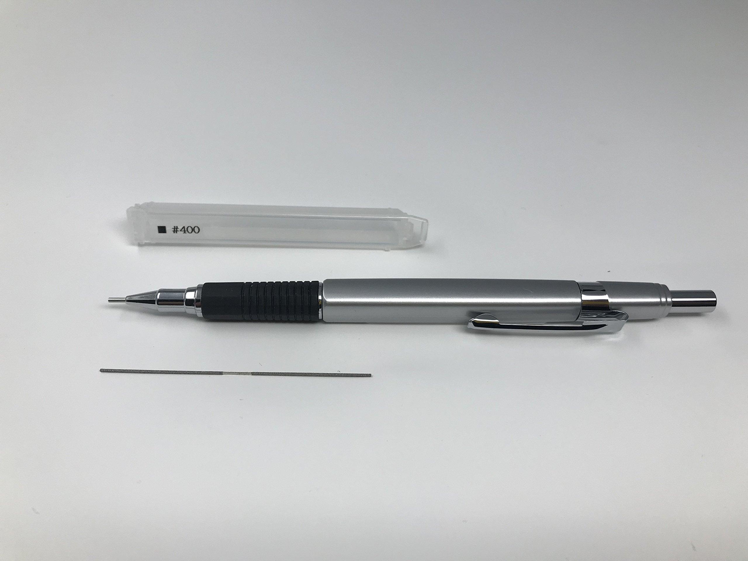 Sujibori-do Ultra-Fine Diamond File, Square, 0.6×0.5, 400-Grit Equivalent