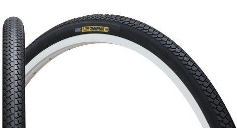 IRC TIRE Bicycle Tire & Tube CITY COMFORT Wear-Resistant 86 Type WO 24×1 3/8 Black/Black 1 Pair (2 Tires)