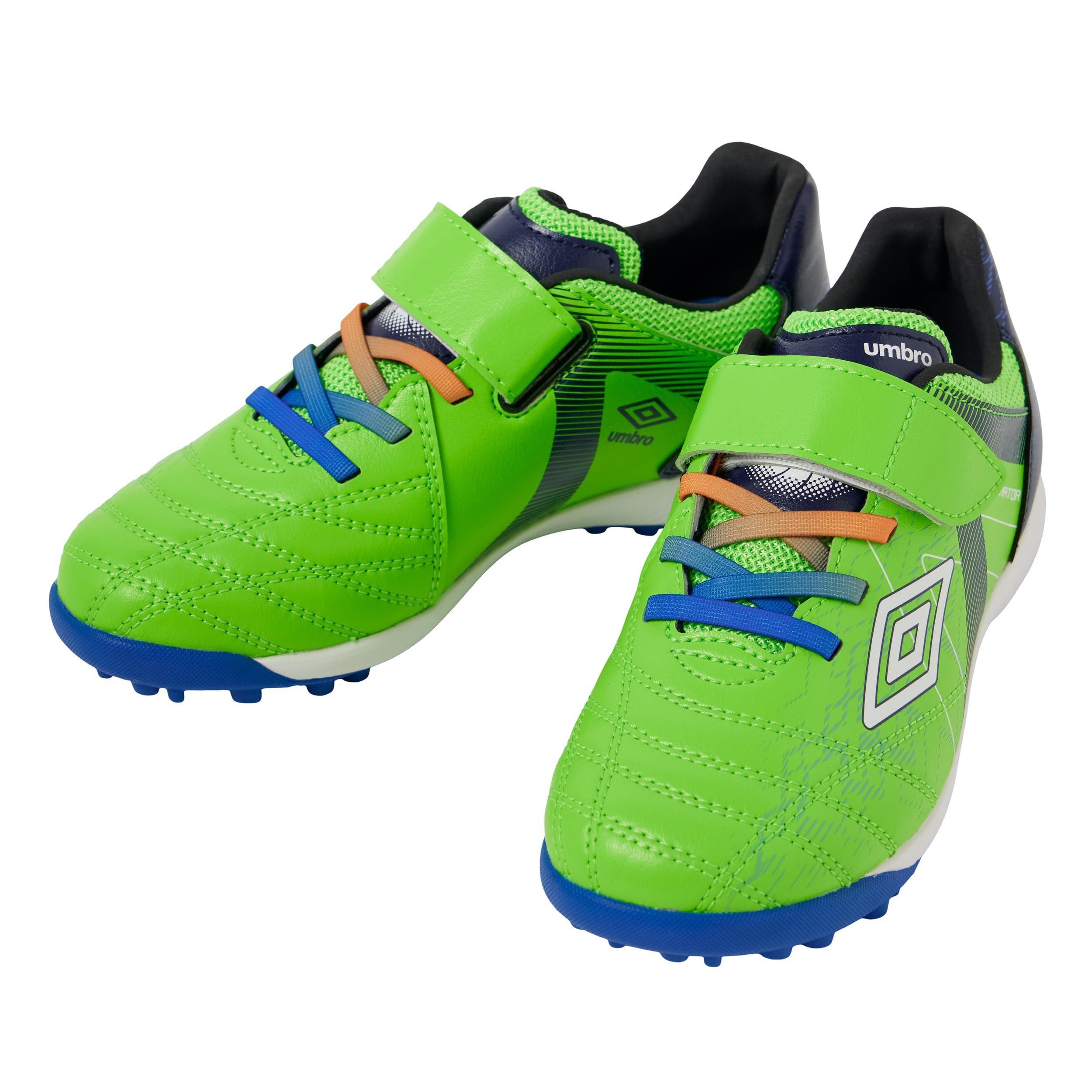 [Umbro] Training Shoes Soccer Athletic Shoes Accelerator JR Wide Flexibility Cushioning Rebound Commuting Junior Kids Children GRNV(UF5FCST2J) 21.0 cm