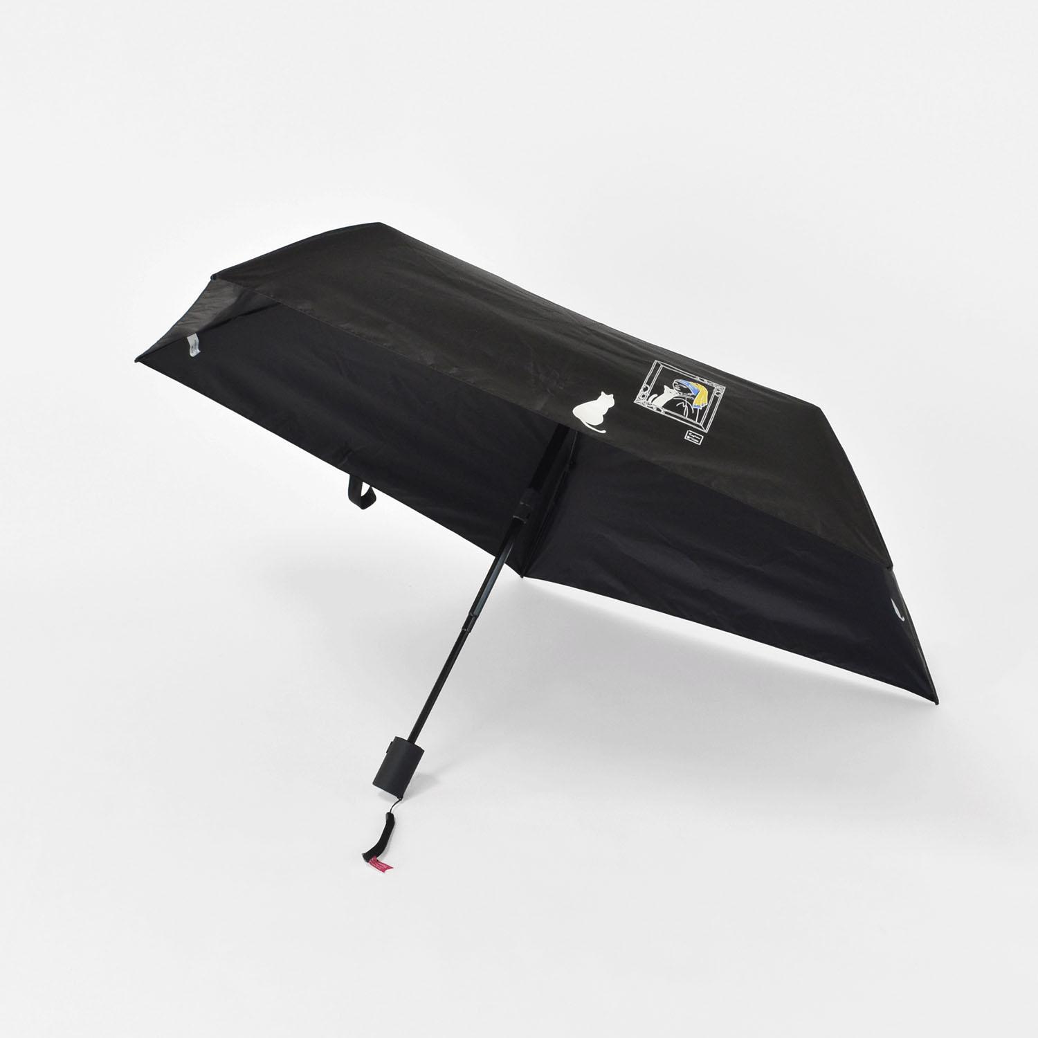 Museum Kiccat Automatic Open/Close Mini Umbrella