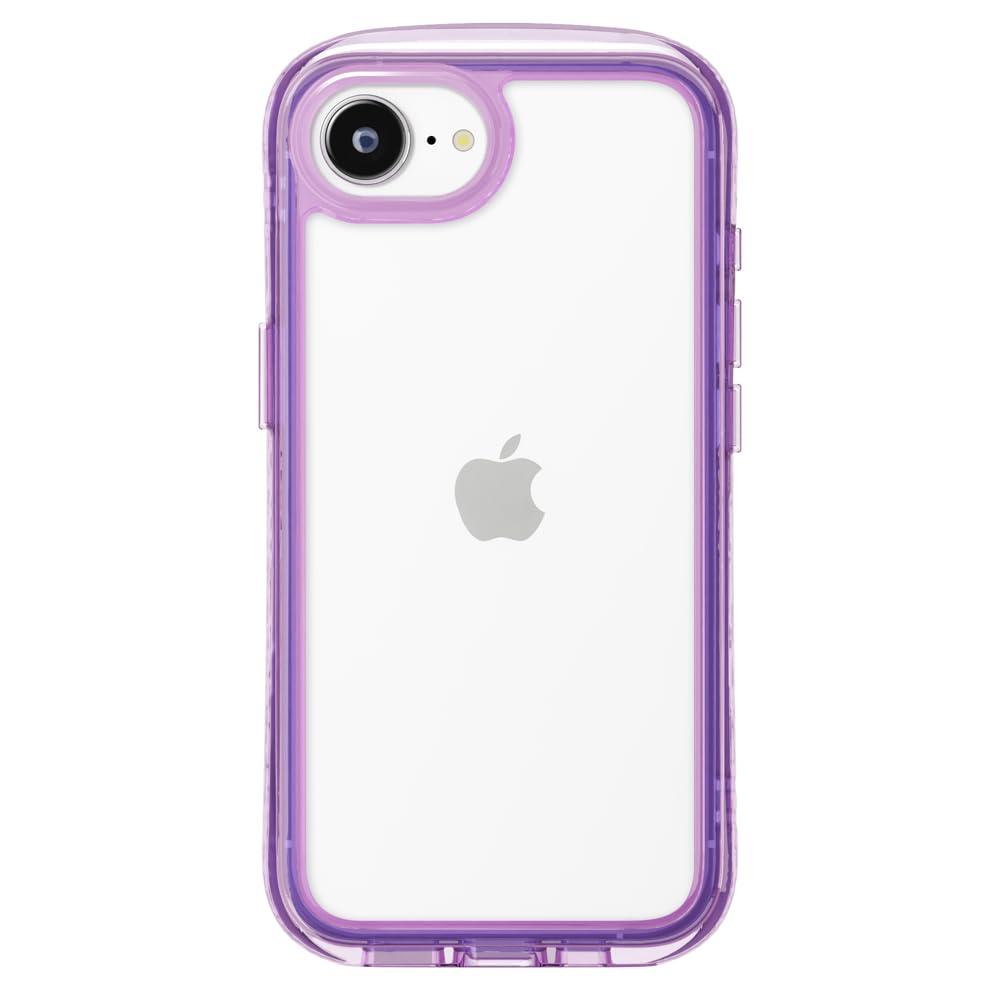 PGA iPhone 16e Air Cushion Case 360-degree air cushion structure protects your iPhone from impact Neon Purple PG-25KAR05PP