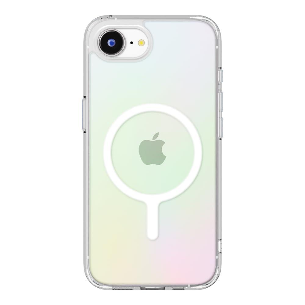 PGA iPhone 16e MagSafe-Compatible Hybrid Case Compatible with Various MagSafe Accessories Aurora PG-25KMH08AR