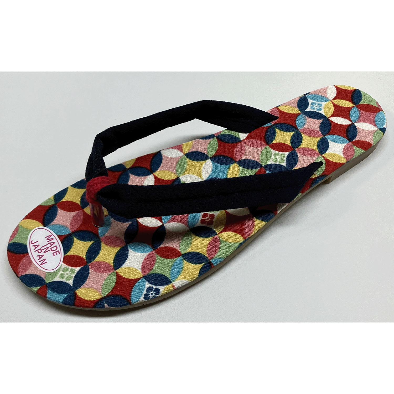 Japanese Pattern Sandals, Seven-Treasure Colors