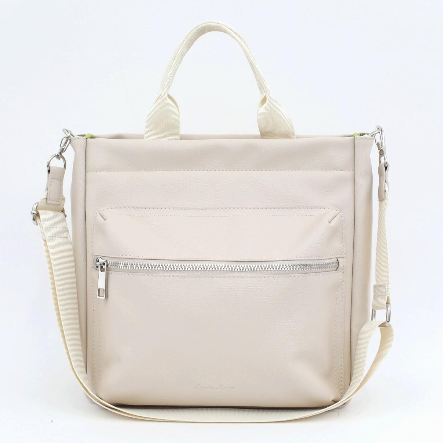 Legato Largo Twill 2-Way Shoulder Bag Ivory