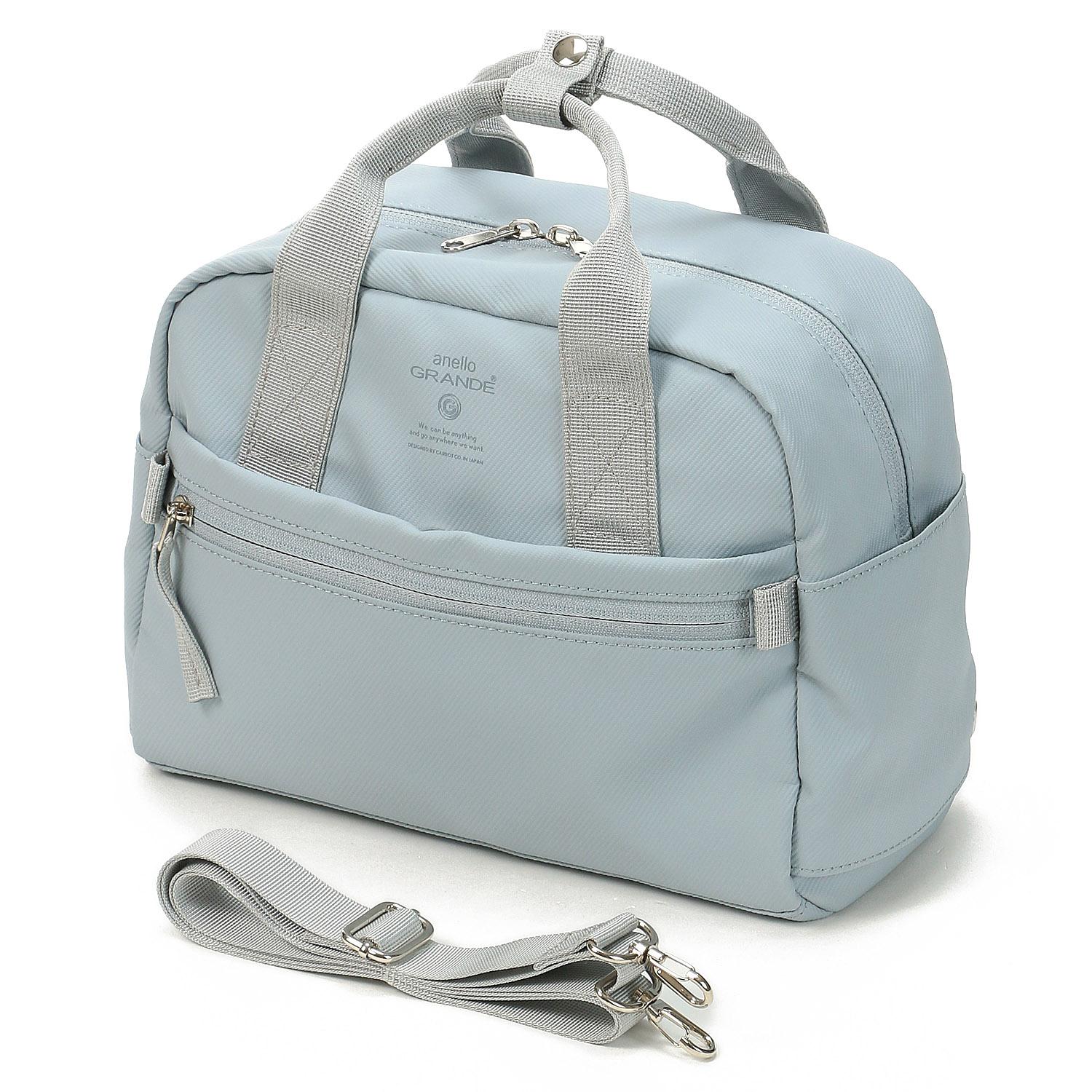 anello GRANDE Jelly 2-Way Boston Bag Blue Gray