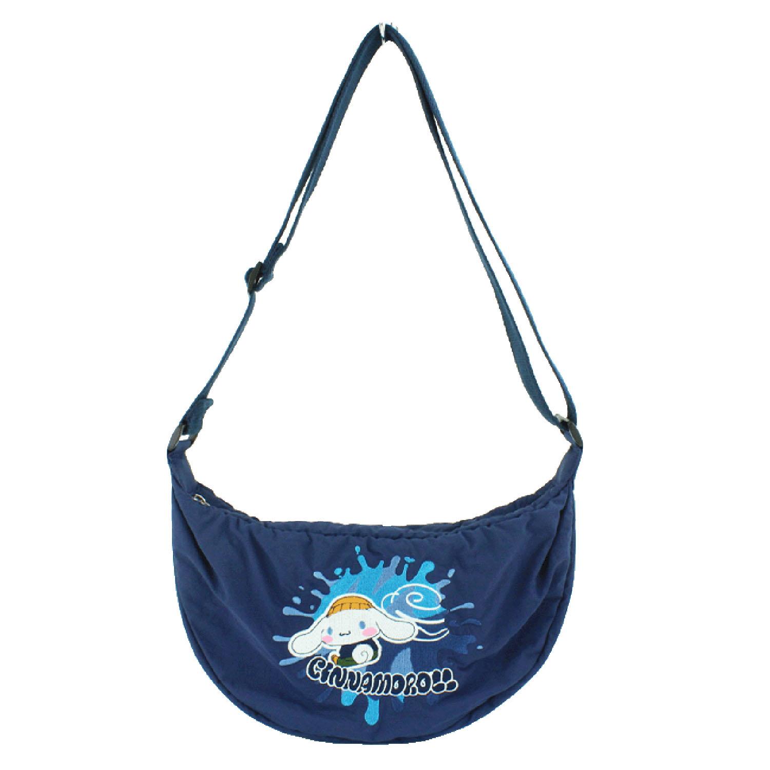 Sanrio Characters Embroidered Round Shoulder Bag Sanrio Characters Cinnamoroll