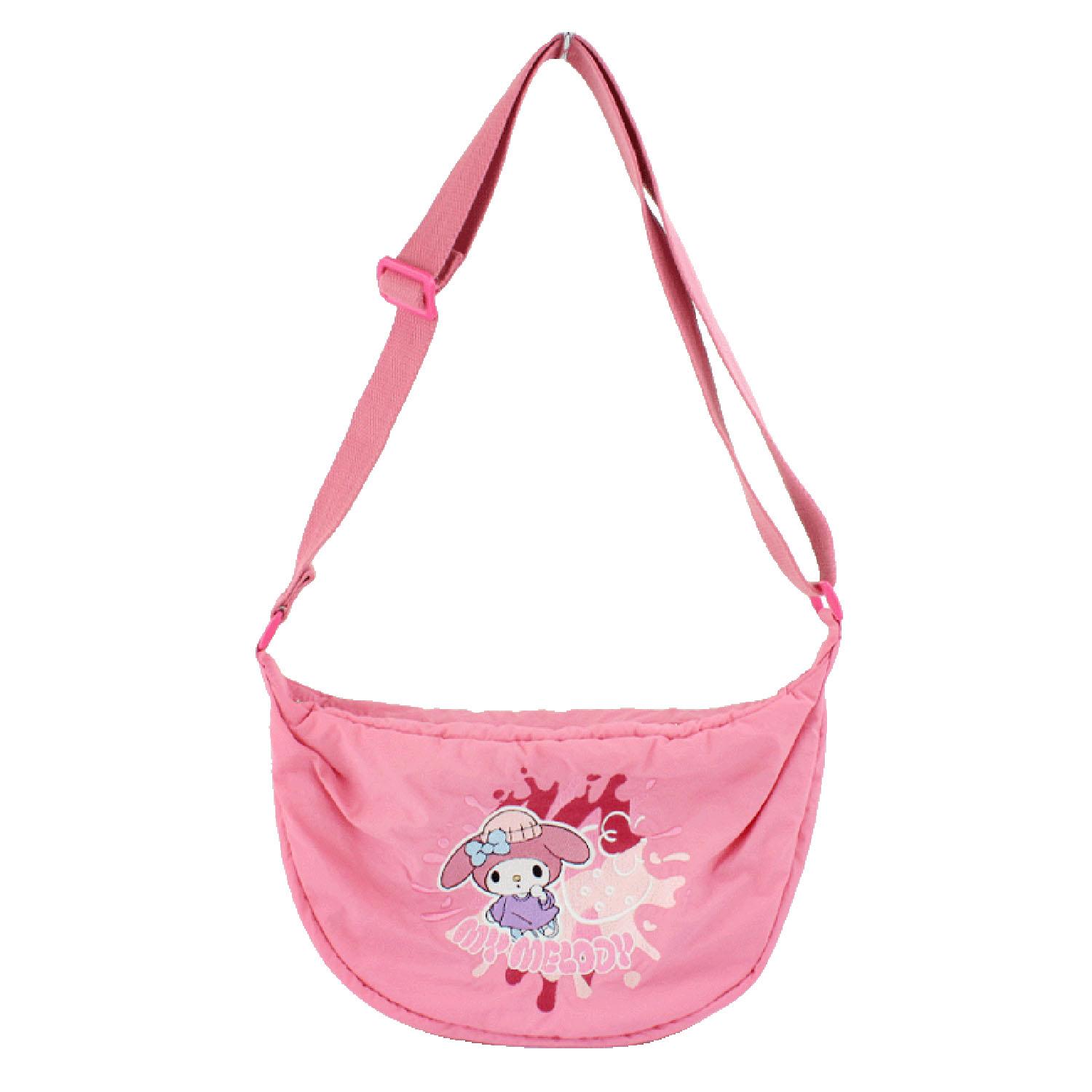 Sanrio Characters Embroidered Round Shoulder Bag Sanrio Characters My Melody