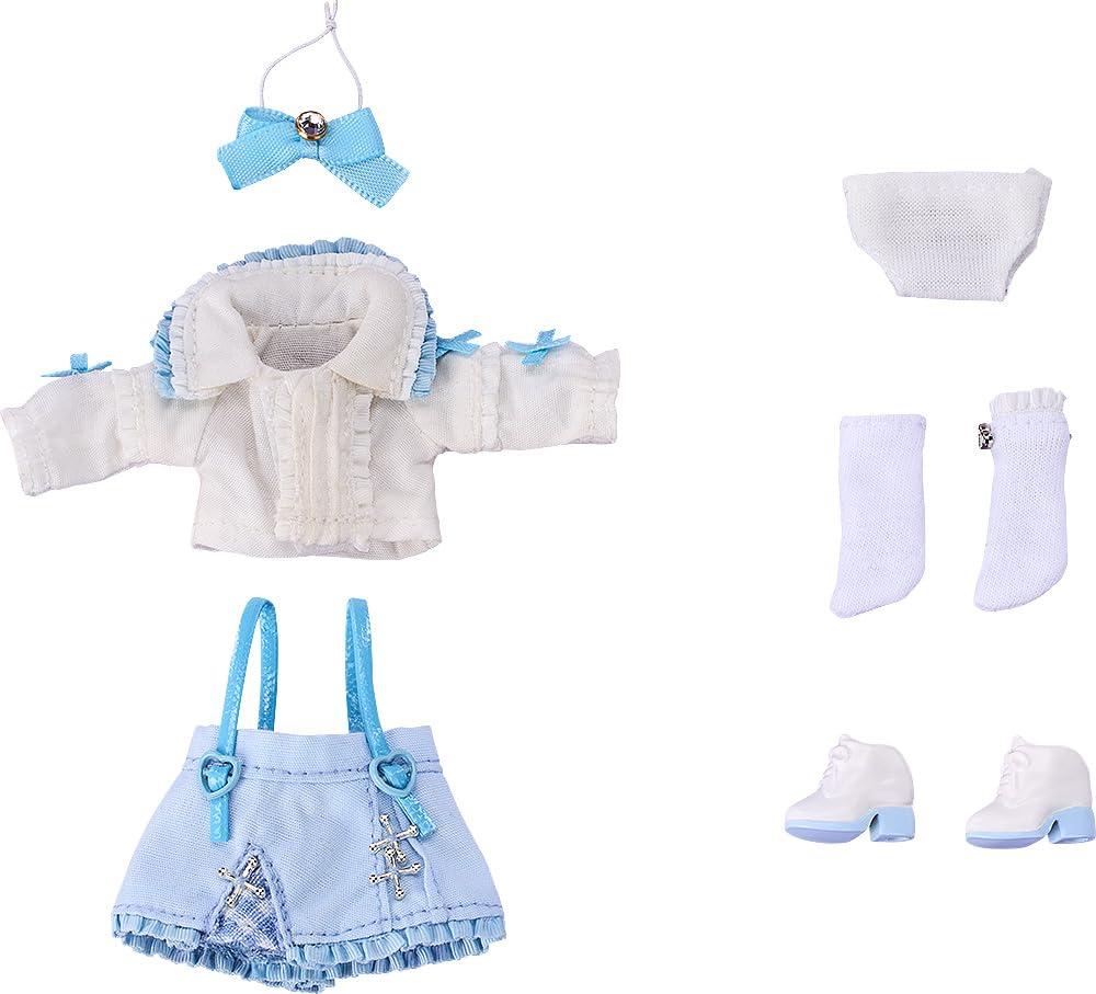 Nendoroid Doll Outfit Set: Suspender Skirt Set - White & Sax Blue