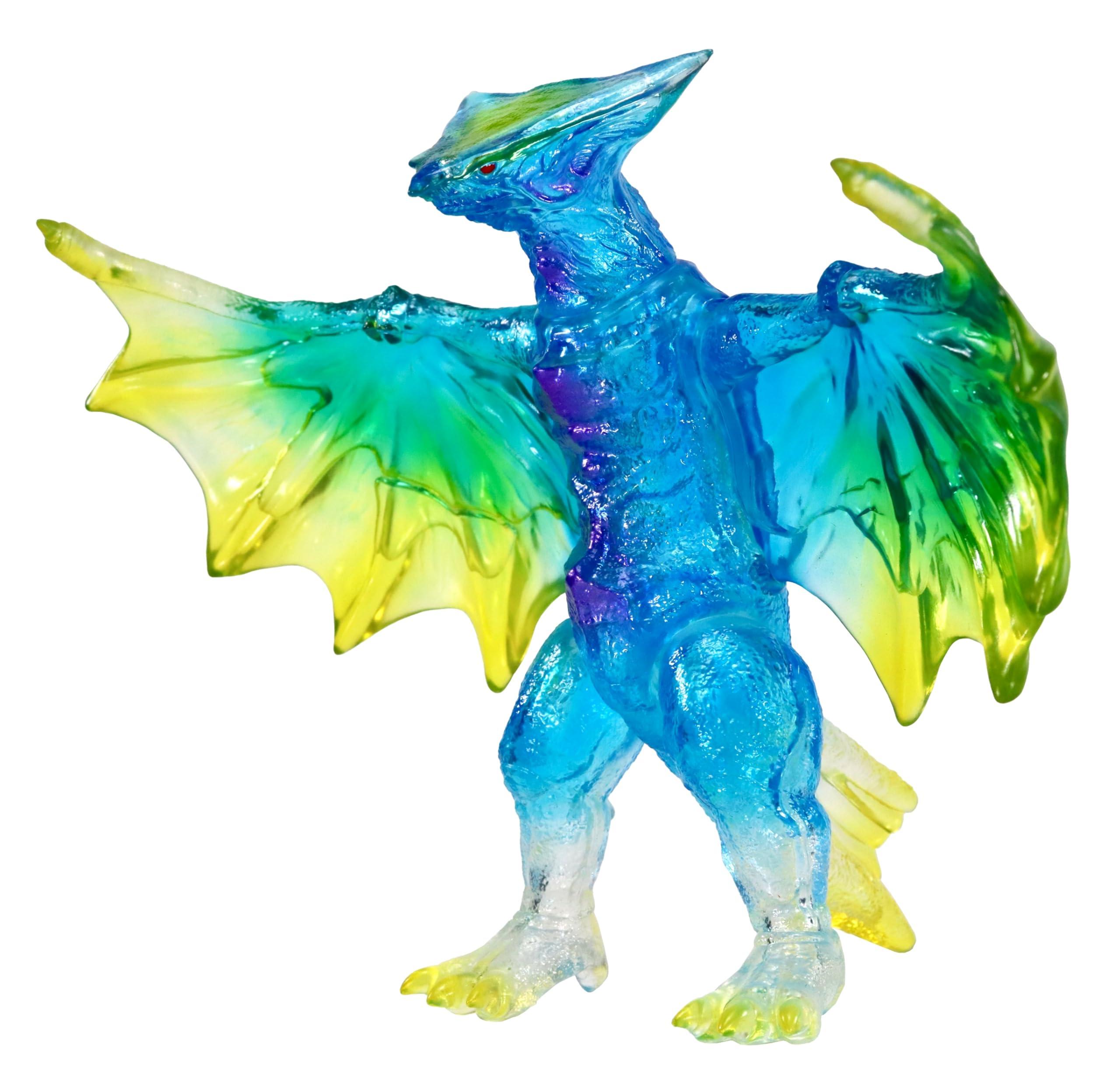 Character Content Production (Ccp) Mid-Size Series Gamera vs. Gyaos (1995) Clear Blue Ver. Approx. 130mm PVC Pre-painted Complete Sofubi Figure