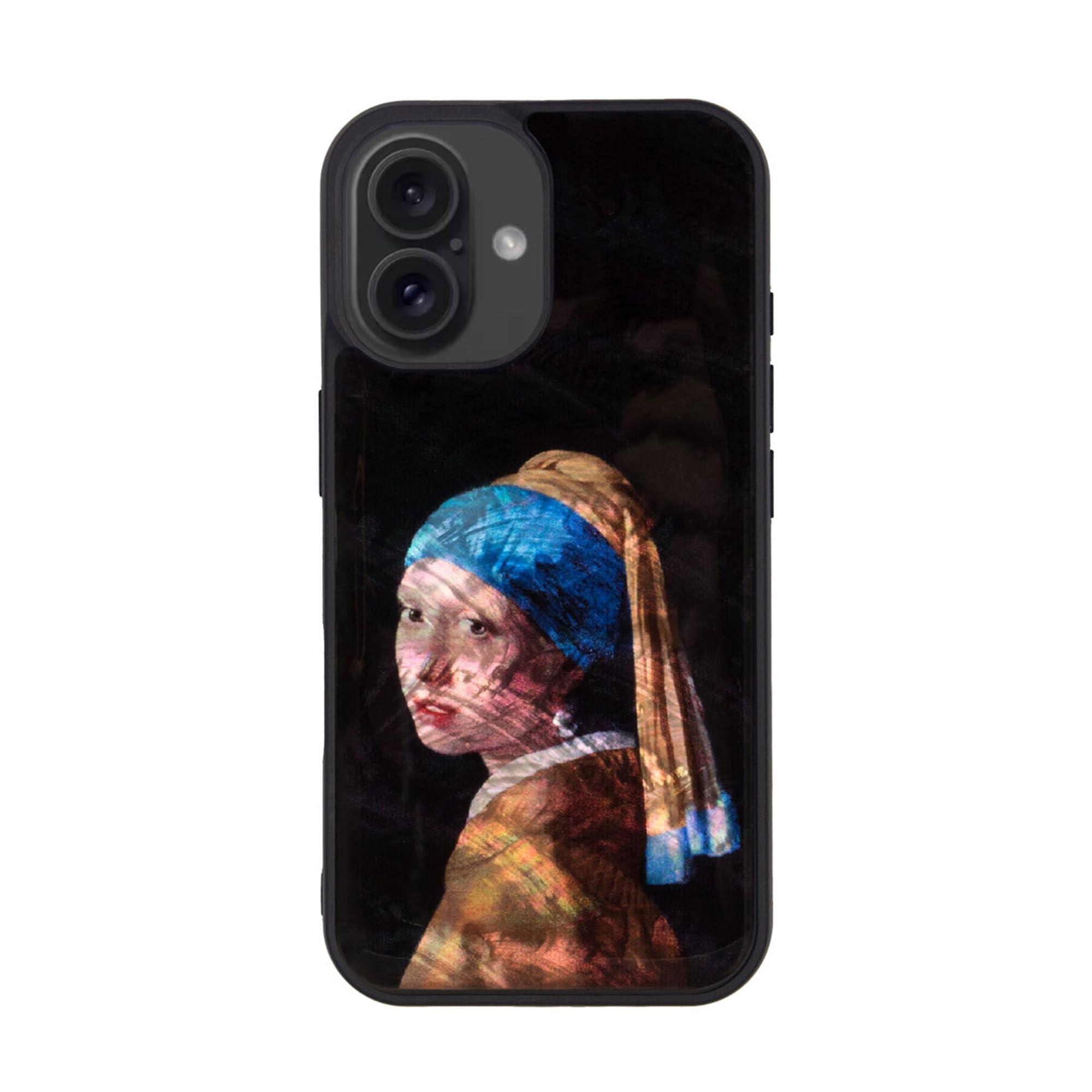 ikins Natural Shell Case for iPhone 17 Girl with a Pearl Earring I28118i17