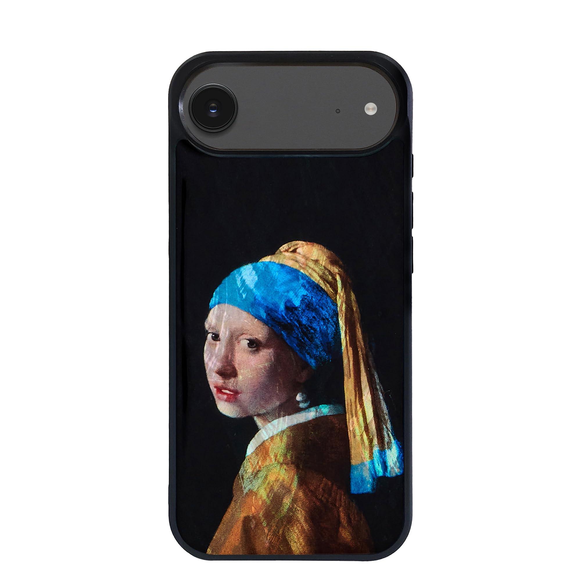 ikins Natural Shell Case for iPhone 17 Air Girl with a Pearl Earring I28119i17A