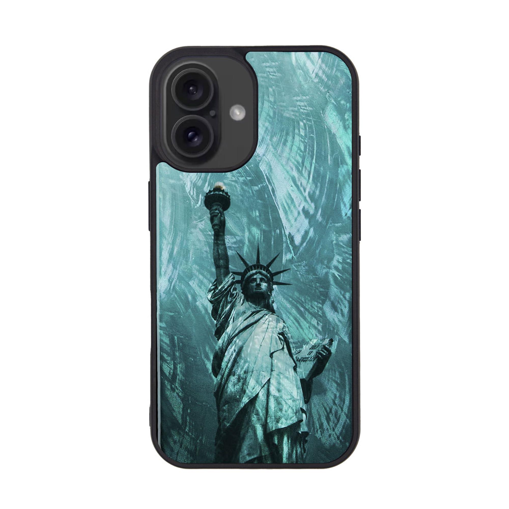 ikins Natural Shell Case for iPhone 17 Statue of Liberty I28131i17