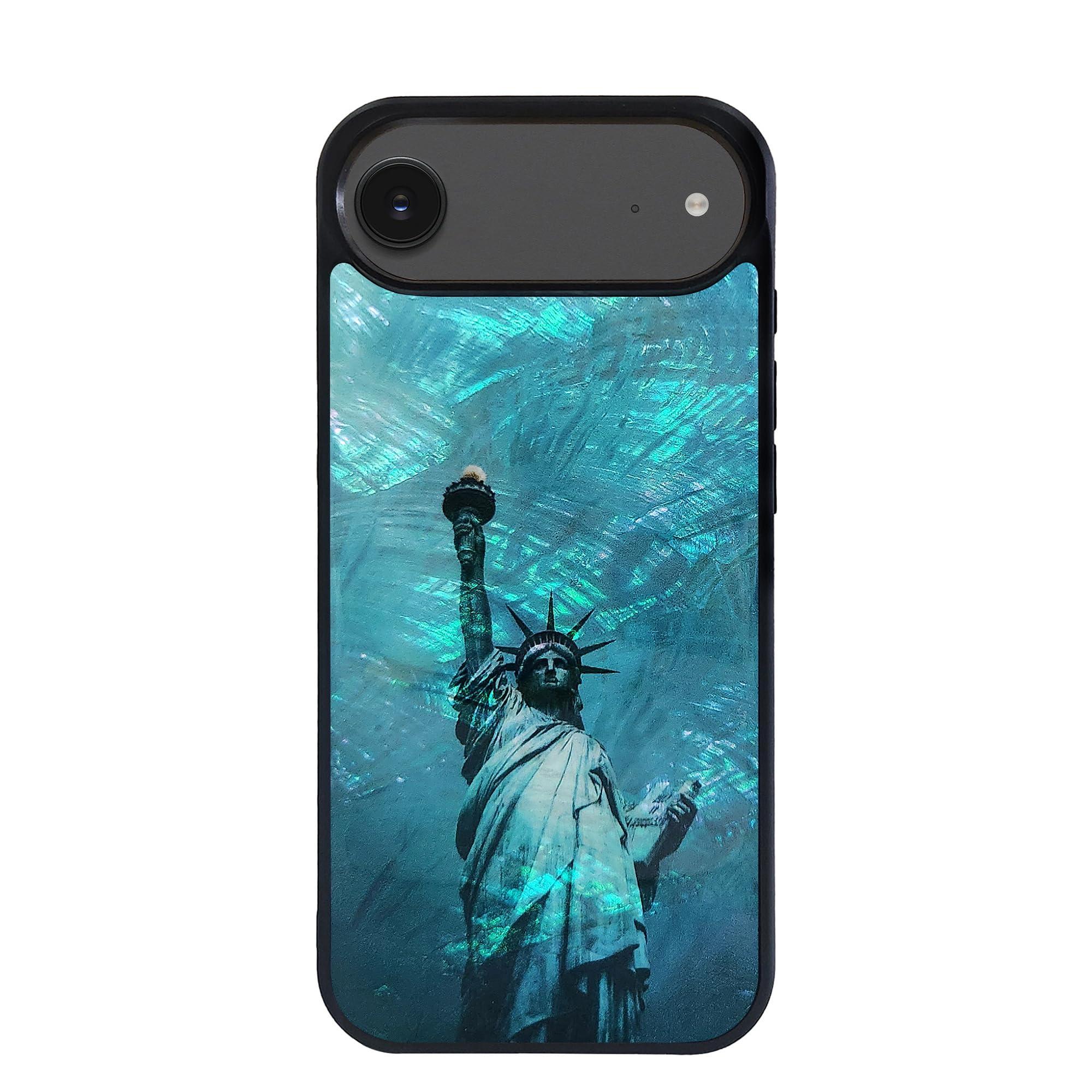 ikins Natural Shell Case for iPhone 17 Air Statue of Liberty I28132i17A