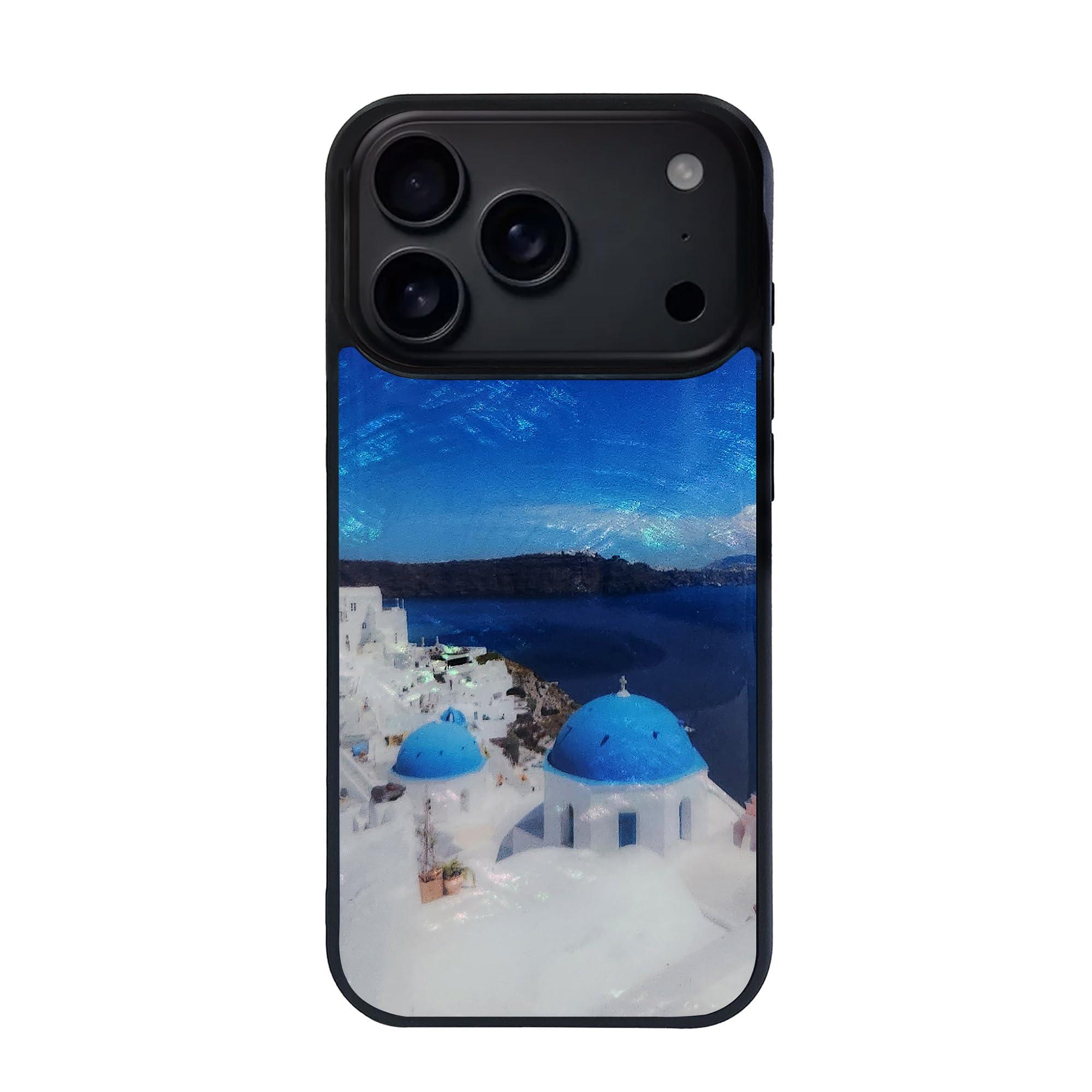 ikins Natural Shell Case for iPhone 17 Pro Santorini Island I28136i17PR