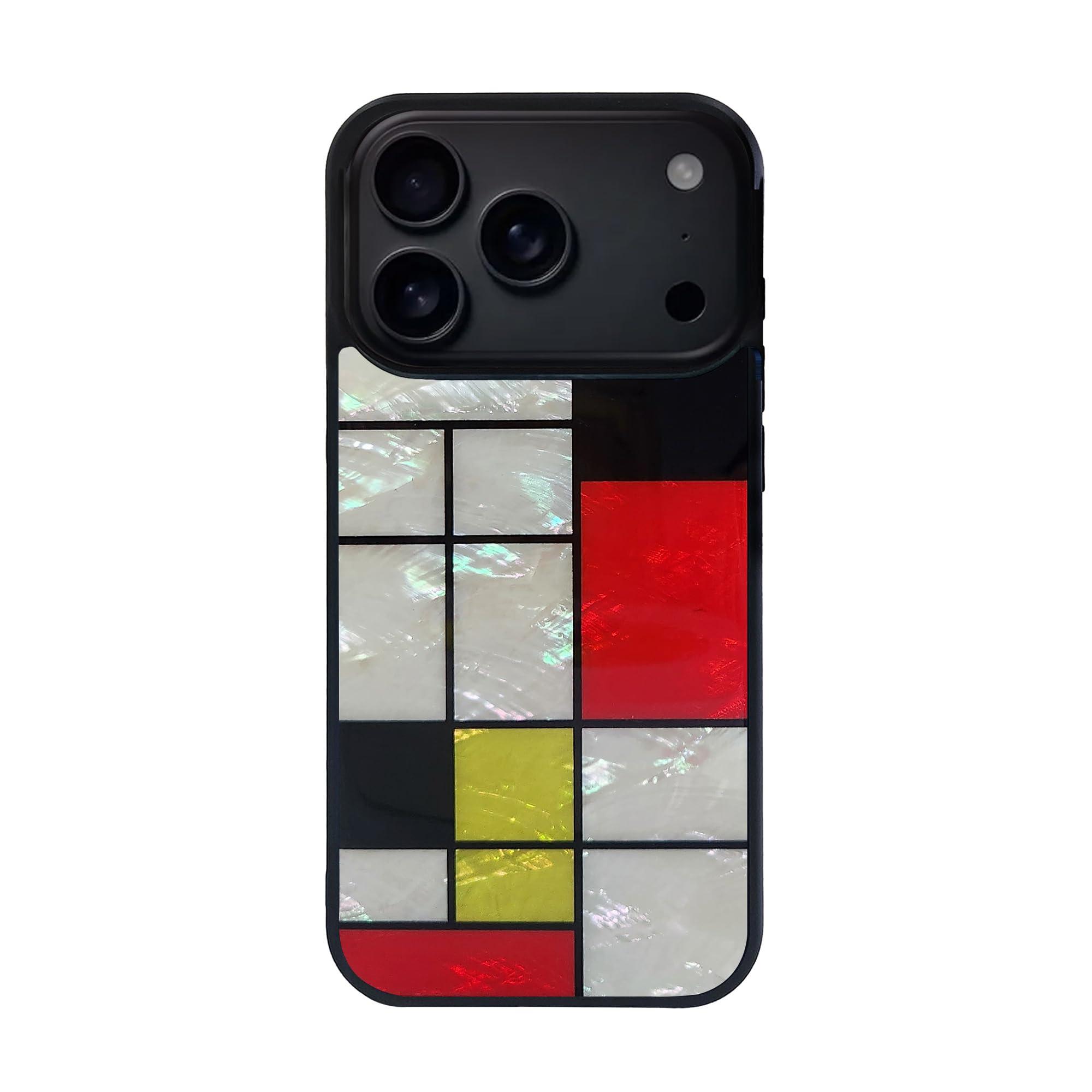 ikins Natural Shell Case for iPhone 17 Pro Mondrian I28139i17PR