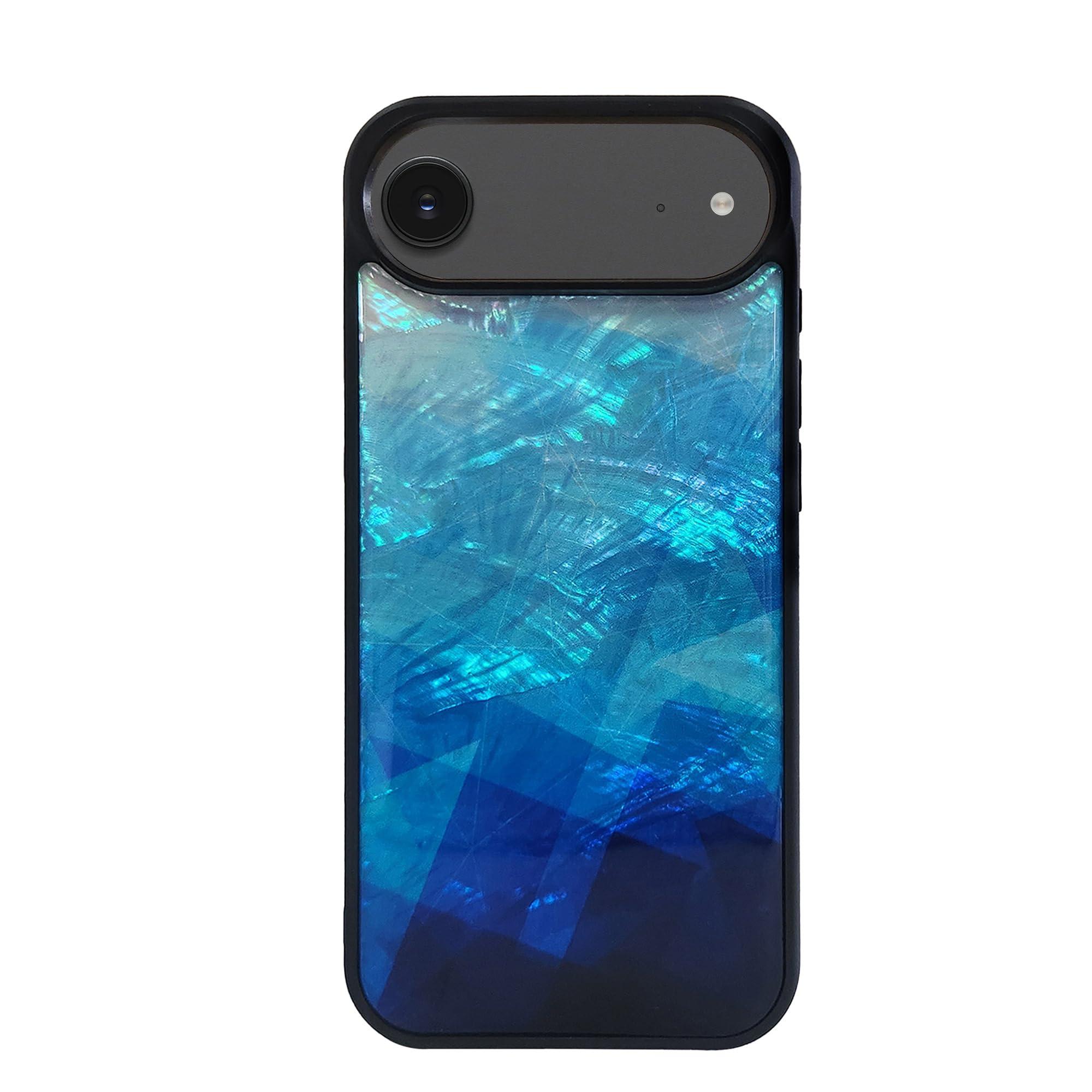 ikins Natural Shell Case for iPhone 17 Air Blue Lake I28142i17A