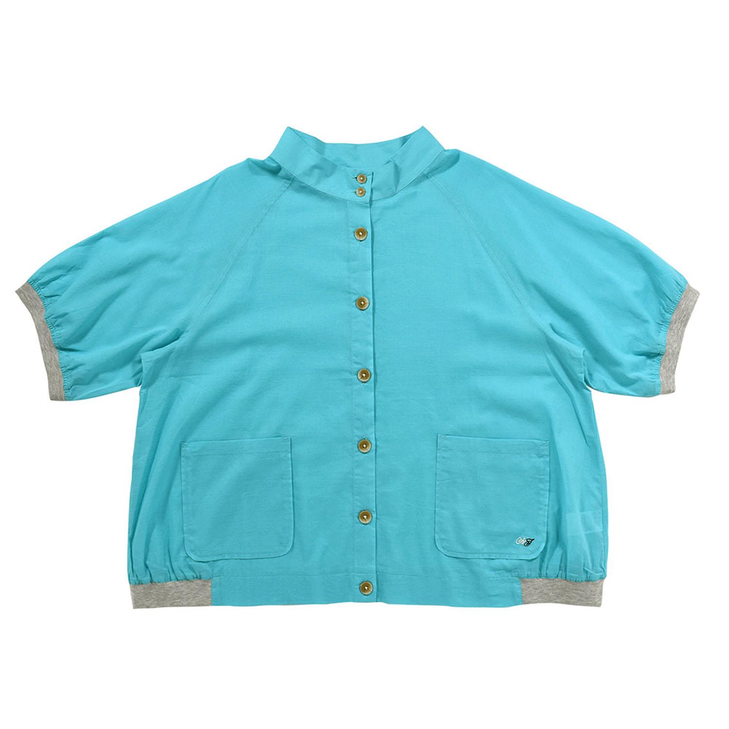 Northern Truck Raglan Sleeve Long Blouson - Marine Blue - M