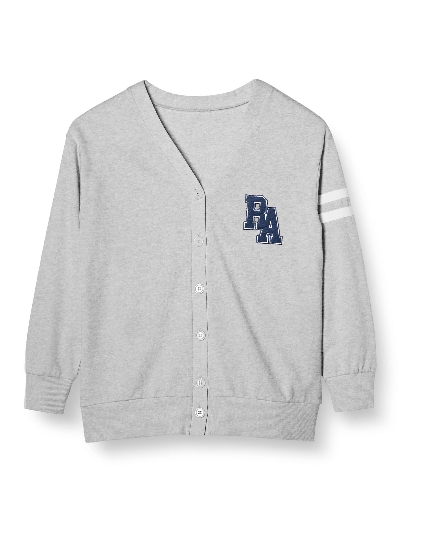 [Repipi Armario] Sweat Cardigan with Logo Patch and Two Stripes 142827 Girls MGY 140