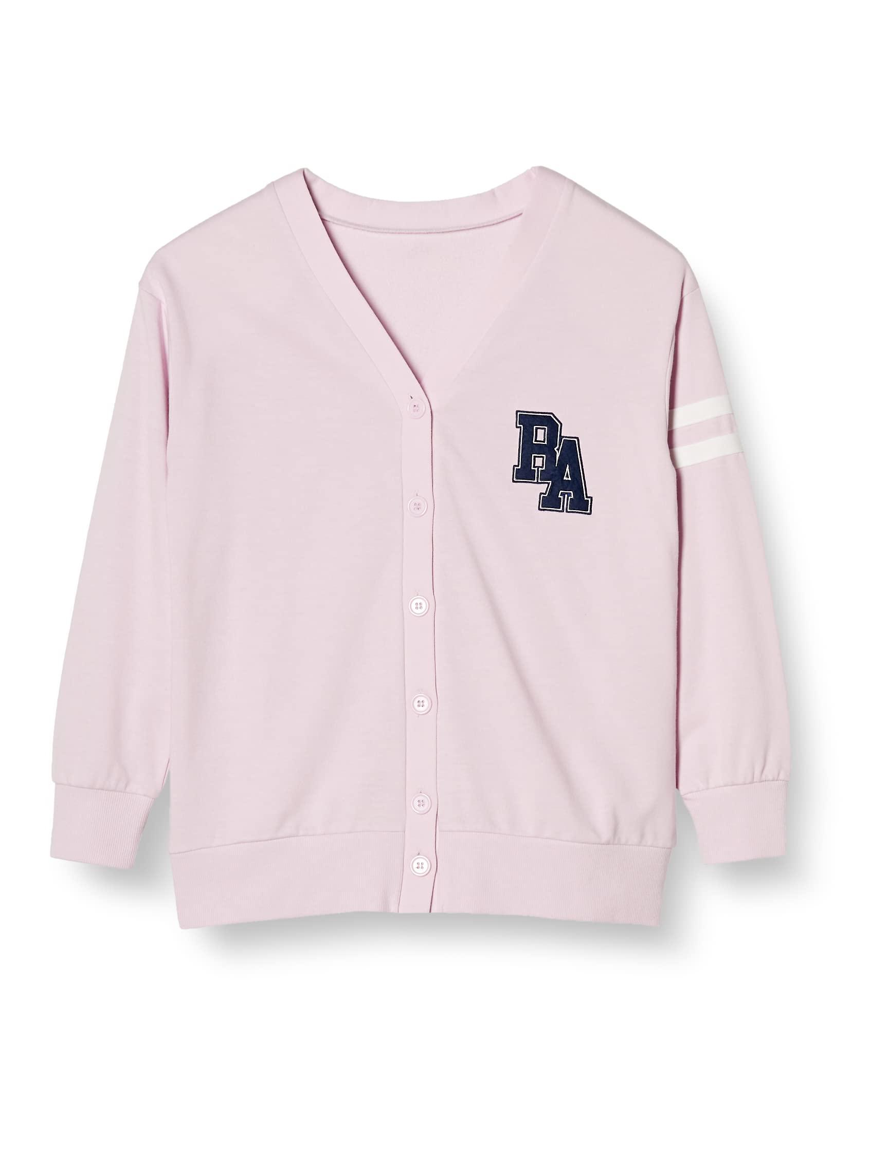 [Repipi Armario] Sweat Cardigan with Logo Patch and Two Stripes 142827 Girls' PK 140