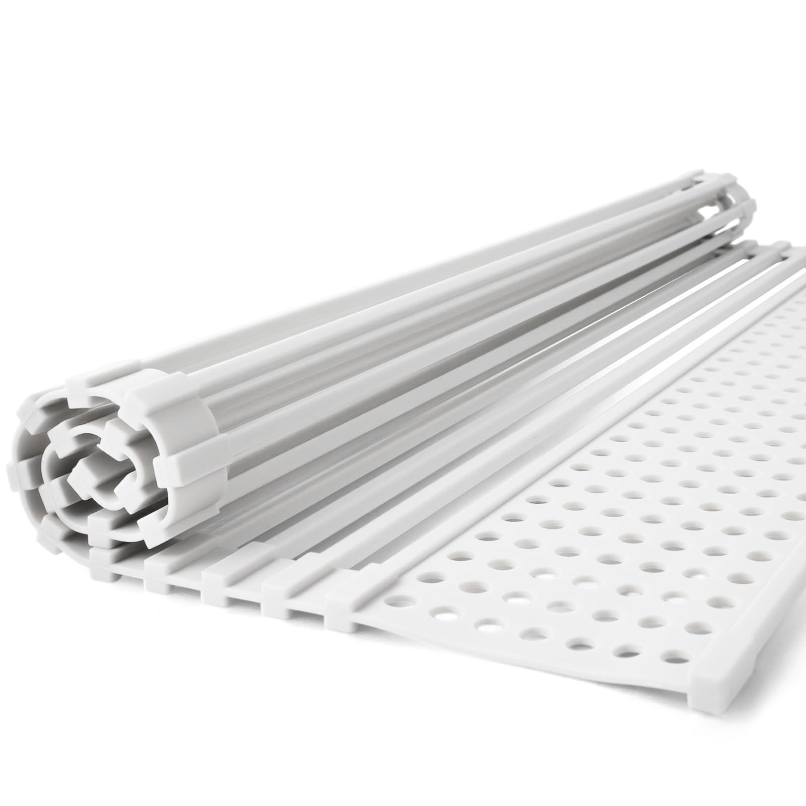 Rise Creation Dish Rack Make Your Kitchen More Comfortable Maximize Limited Kitchen Space White Y0735-white