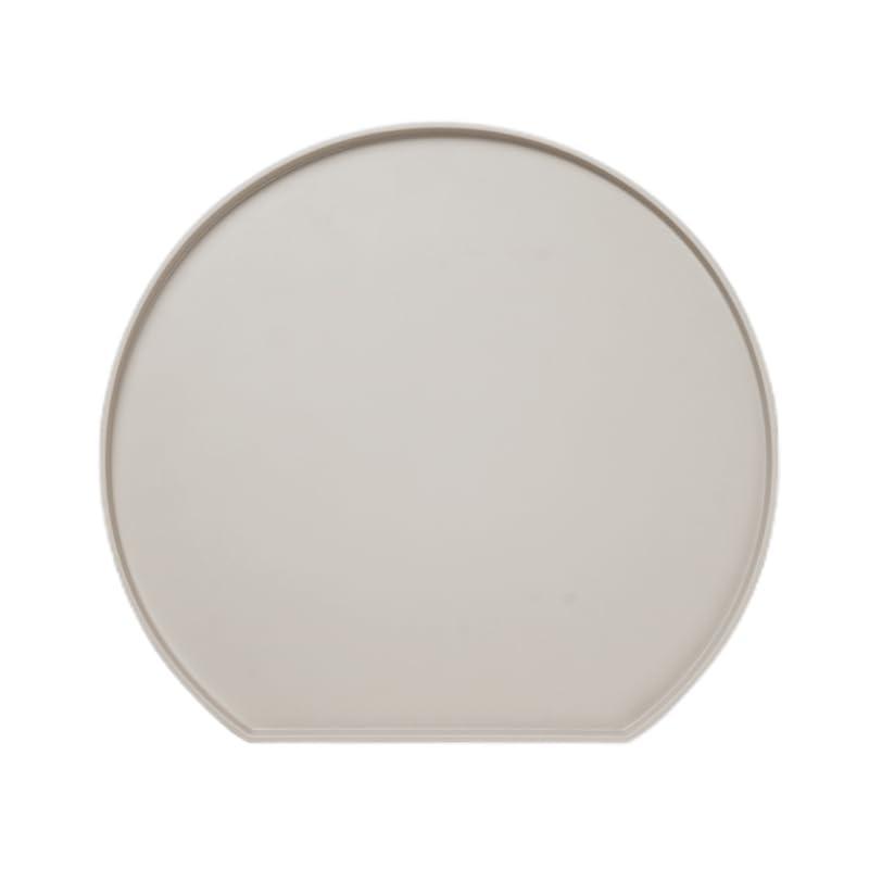 Rise Creation Half-Moon Tray Classic A tray that enhances your dining table Greige R0588-C