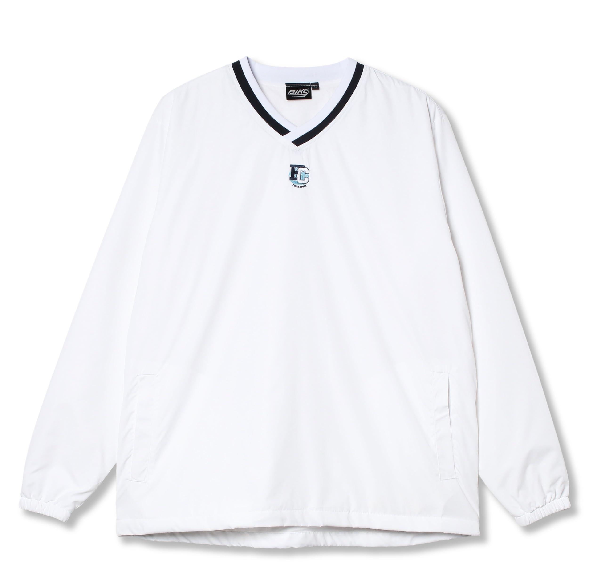 V-neck windbreaker jacket