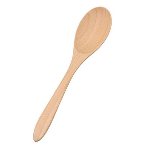 Yamaco Yumi Commercial Use White Wood Dessert Spoon yamaco08144X10
