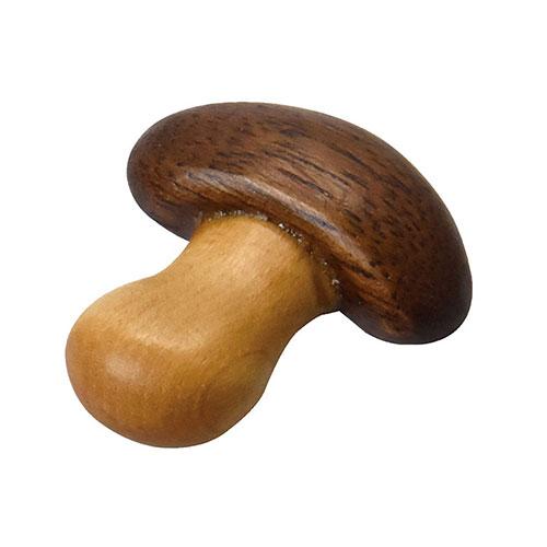 Yamaco Yumi Commercial Use Wooden Mushroom-Shaped Chopstick Rest Dark Brown yamaco08897X10