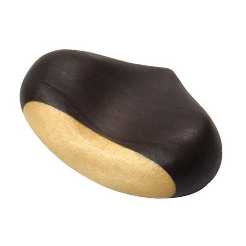 Yamaco Yumi Commercial Use Wooden Chestnut-Shaped Chopstick Rest Dark Brown yamaco08899X10