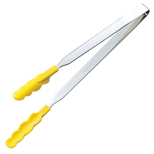 Tanabe Hardware N Antibacterial Heat-Resistant Color Tong Slim (Large) 300mm Yellow TK-1535X5
