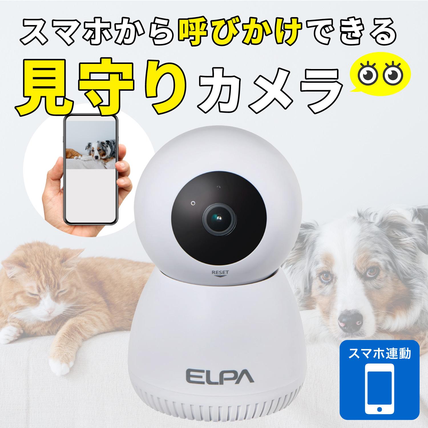 ELPA Security Camera Designed by Security Experts Indoor Surveillance Camera AC Power Supply TBC-IP300