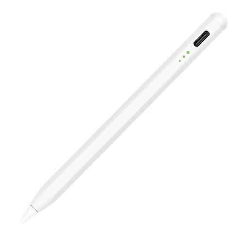 Nakabayashi iPad-Compatible Rechargeable Touch Pen Short Type White TPEN-002W