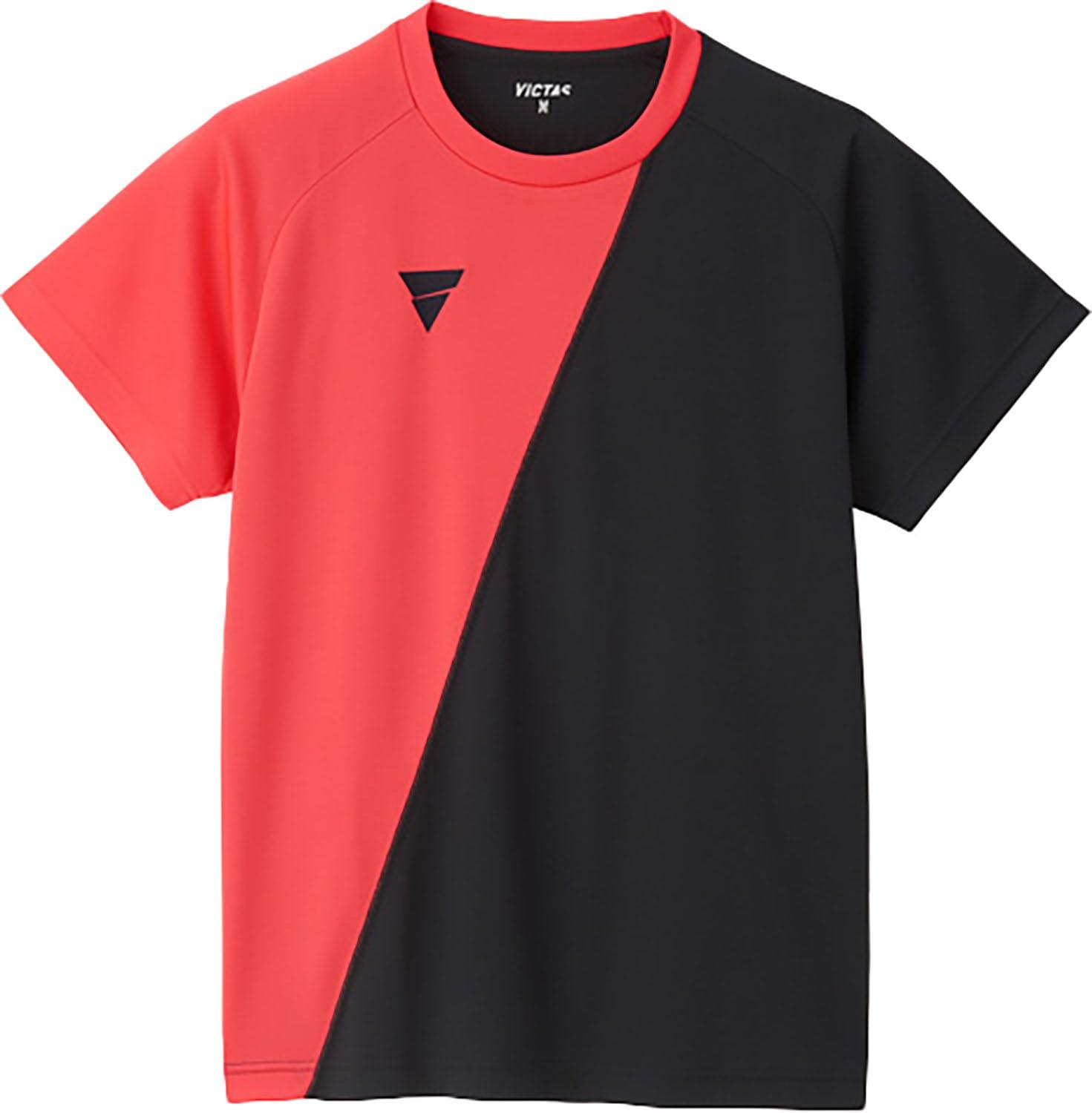[VICTUS] Table Tennis T-Shirt Unisex V-TS230 Signal Red/Black XS 532101