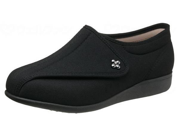 Asahi Shoes Kaifu Shugi L011-5E Black Stretch Right 23.5 KS23143-RT