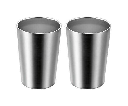 Yokoyama New Raffinesse Stainless Steel Double-Wall Tumbler 450ml 2-Piece Set Exceptional Insulation - Keeps Hot Beverages Warm and Cold Beverages Cold NLFT-350