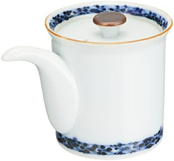 Yoshida-yaki Fuchisen Pottery Workshop Soy Sauce Dispenser Seasoning Container 7cm Rim Pattern 20484