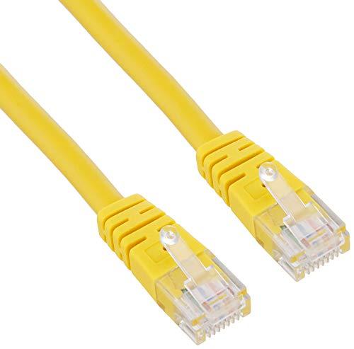 Sanwa Supply Enhanced Category 5 Single-Wire LAN Cable 20m Yellow KB-T5T-20YN