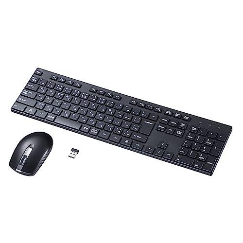 Sanwa Supply Wireless Keyboard with Silent Mouse SKB-WL39SETBK