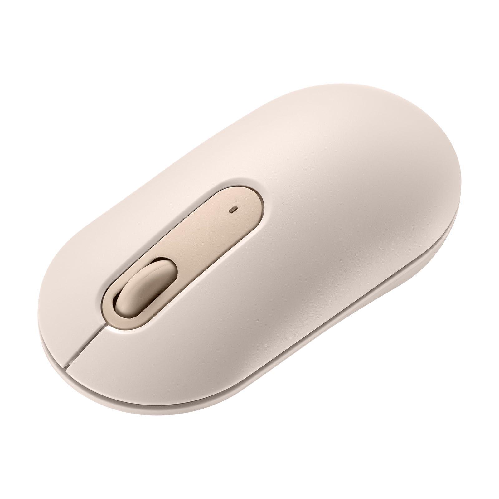 Sanwa Supply Silent Bluetooth Mouse Beige MA-BBS333BG