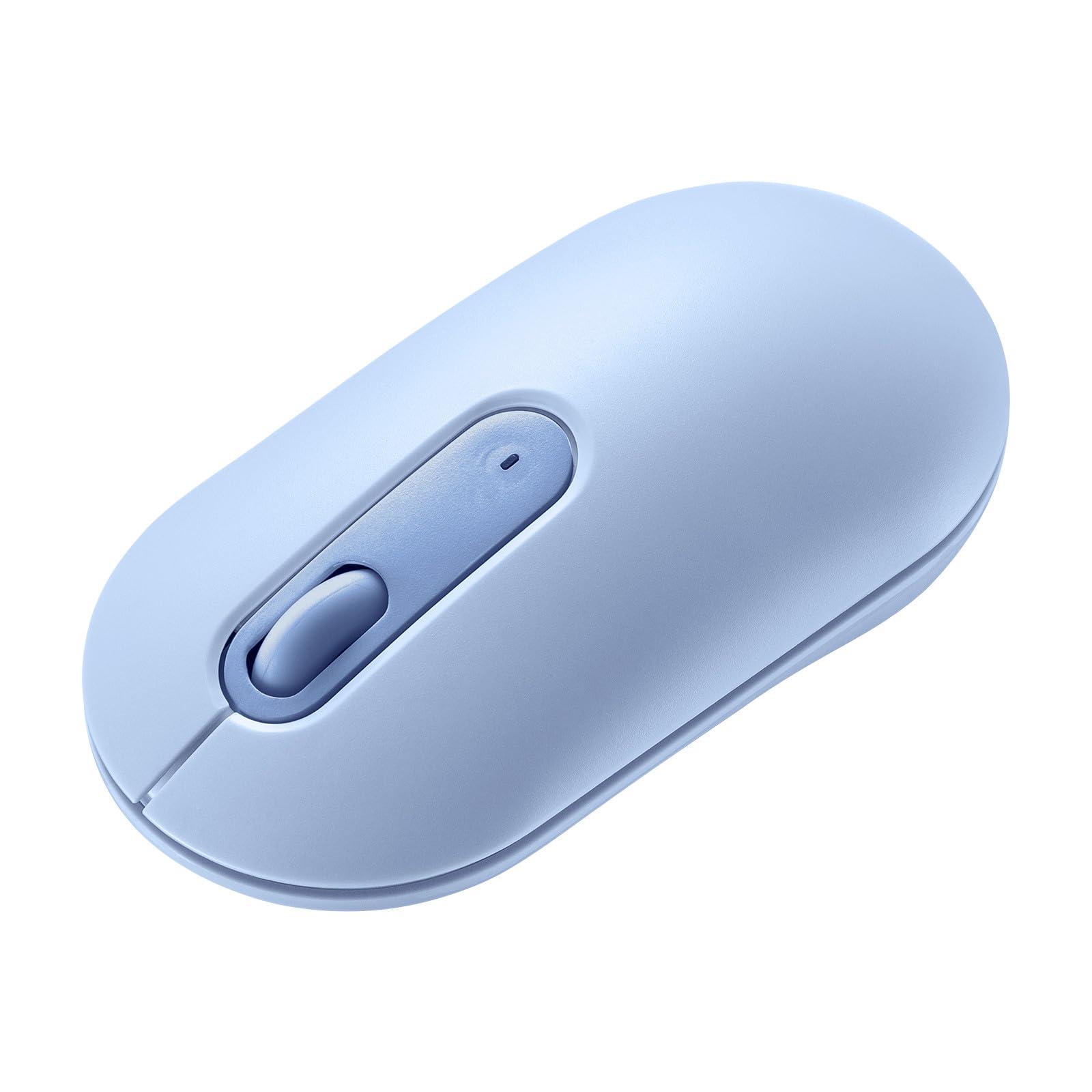 Sanwa Supply Silent Bluetooth Mouse Blue MA-BBS333BL