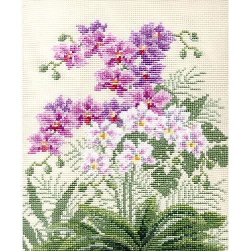Olimpas Silk Megumi Onoe Embroidery Kit Beloved Flowers: Phalaenopsis Orchid 7452