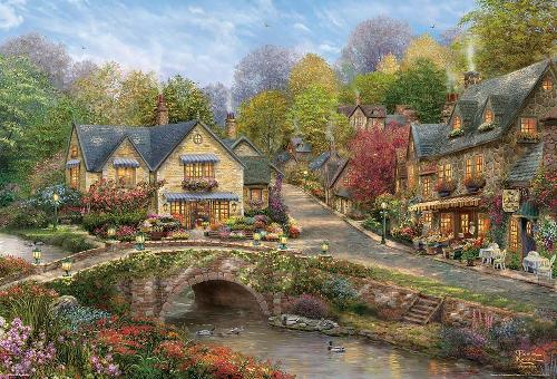 Beverly 1000-Piece Jigsaw Puzzle: Cotswolds Flower Walk (49×72 cm) 1000-051