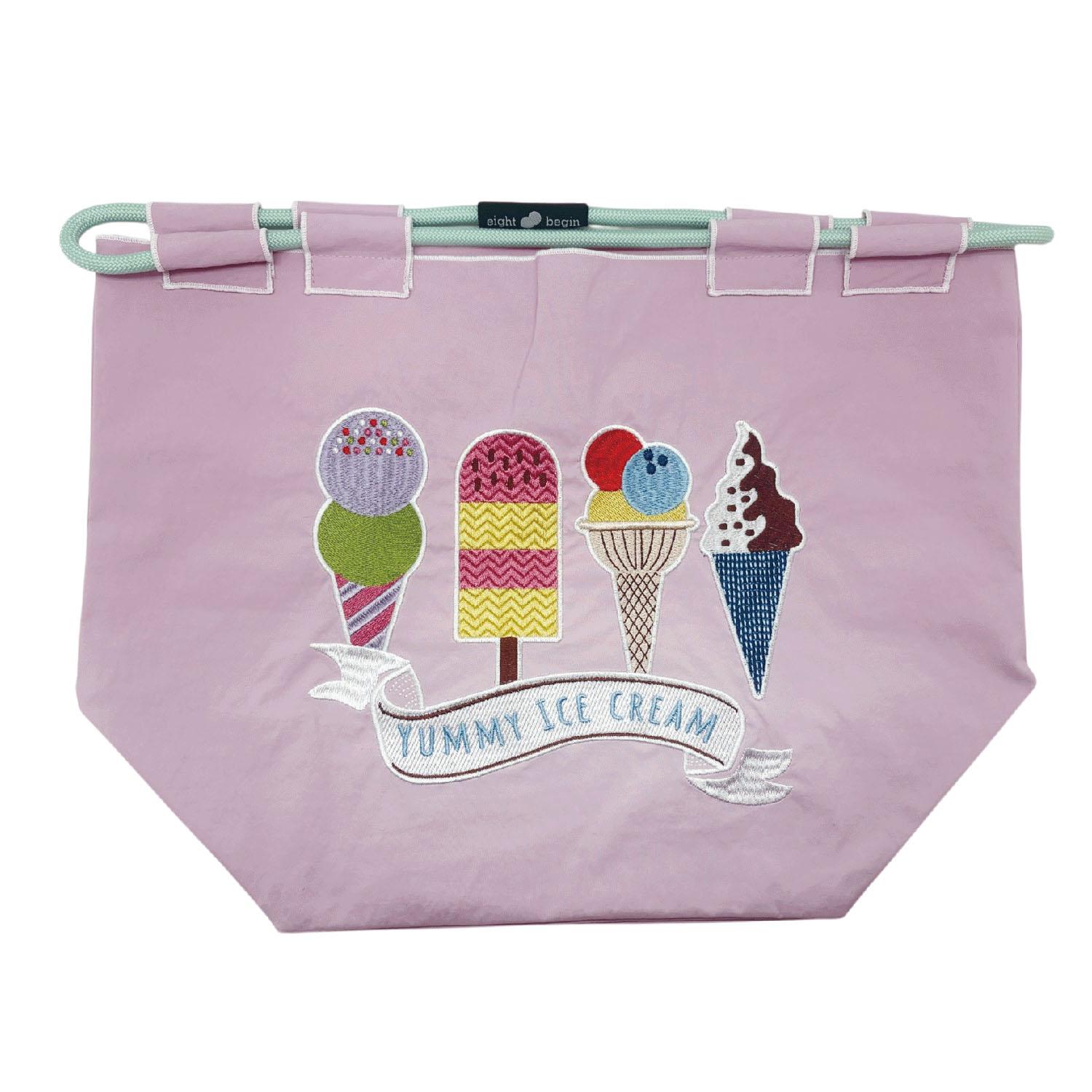 Embroidered Bag 8BeginBag S Ice Cream