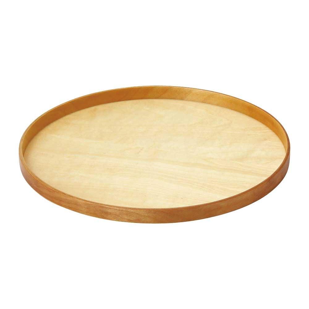 Yamaco Yumi Commercial Use Wooden Wappa Round Tray (Clear) φ30 yamaco17292