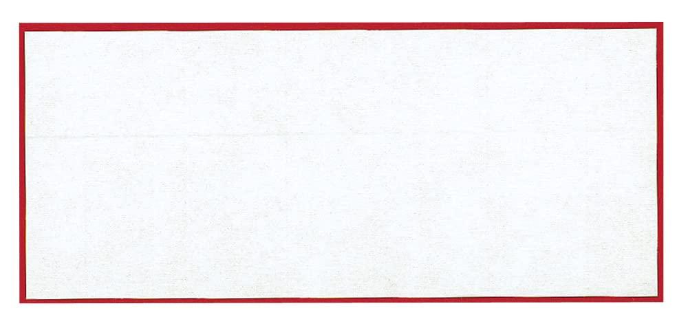 Yamaco Yumi Commercial Use Red and White Folding Tablecloth Set, Long Rectangular (Small) (100 sets per box) yamaco65762