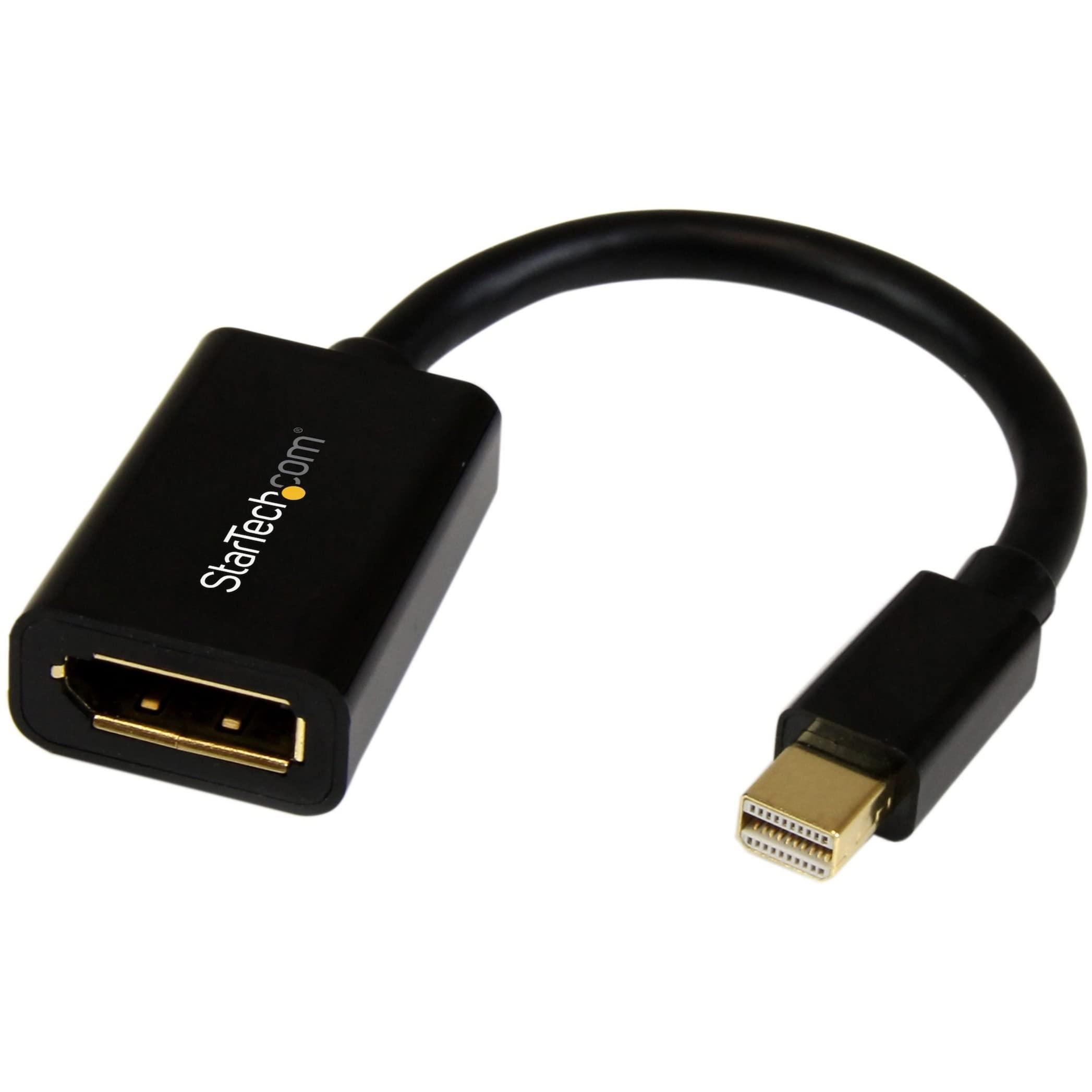 StarTech.com Mini DisplayPort to DisplayPort Conversion Cable Adapter 15cm Male/Female MDP2DPMF6IN 1 piece