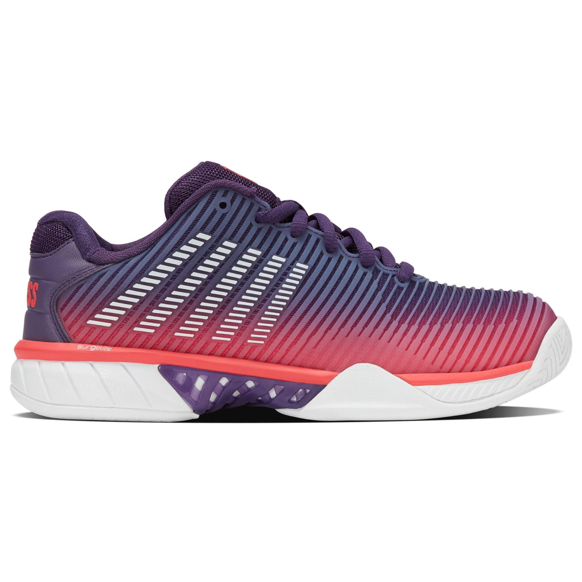 [DUNLOP] DUNLOP Tennis Shoes K-SWISS Hypercort Express 2 Women's All-Court Model 25FW Purple × Pink KS96613593PP Size 23.5