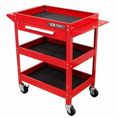 AP Tool Wagon 3-Tier Red with Drawers TW829