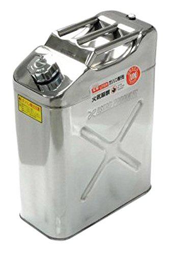 Astro Products Stainless Steel Gasoline Canister 20L | Kerosene, Diesel Fuel, Emergency, Disaster, Fuel