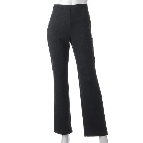 Pittats Fall/Winter Material Straight Pants Charcoal Gray LL (2L)